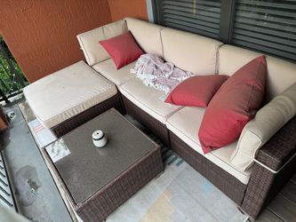 Outdoor Patio Sofa Set