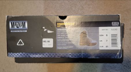 New combat boots