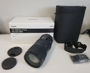 Sigma Canon 70-200 mm F2.8 DG OS HSM Lens Filter Size 82mm