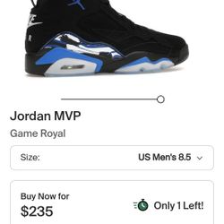Jordan 6 Mvp Game Royal Like New! 8.5 us! Cheap 