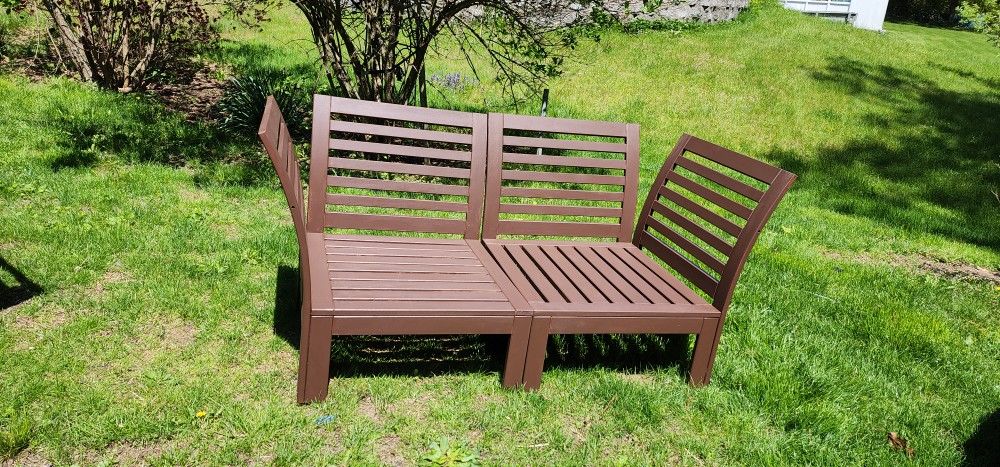Wooden Patio Chairs.