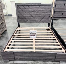 Cama Queen Size Nueva En Su Caja Incluye Colchón Memory Foam