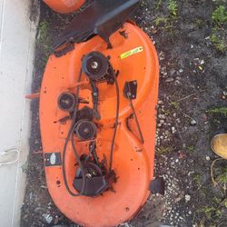 ((READ AD))((42" Double Front Bar Mount Craftsman Deck)) Riding Mower 