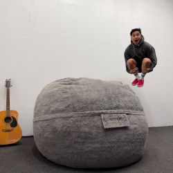 Lovesac : SuperSac (Large Bean Bag) - Will beat any couch comfort. HUGE!!!
