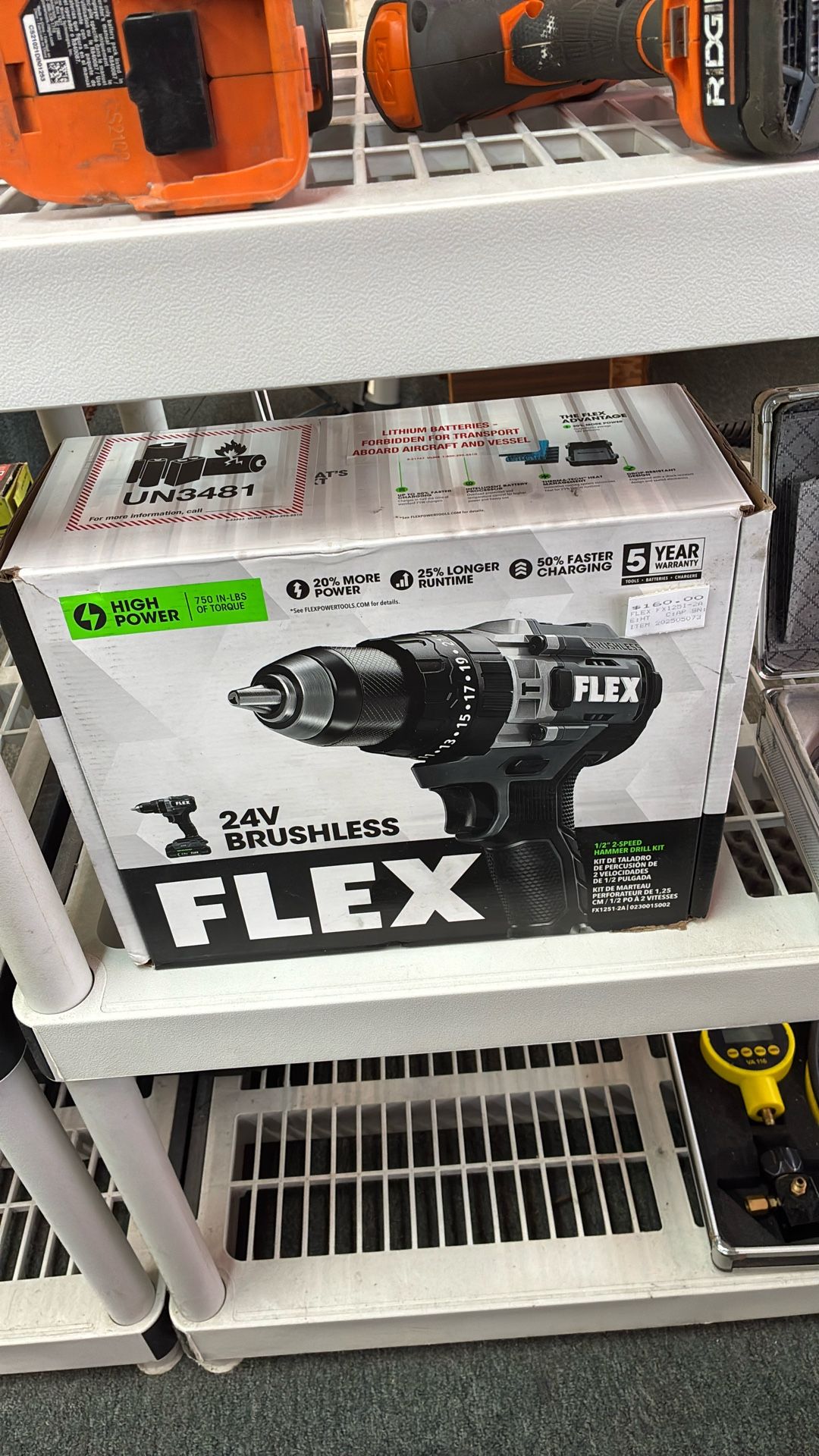 Flex 24v Brushless Hammer Drill Kit