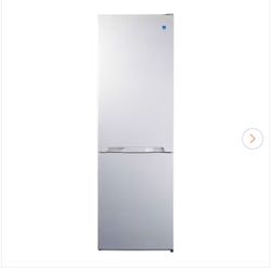 24 in. 11.7 cu. ft. Bottom Freezer Refrigerator in White, Energy star
