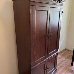 Brown Wardrobe Armoire