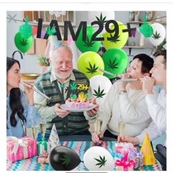 New 29th Birthday Weed Party Decorations Weed Party Supplies