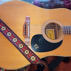 Vintage Aria Acoustic Guitar Make A Reasonable Offer 