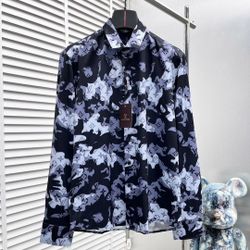 Louis Vuitton Monogram Floral Long-Sleeve Shirt
