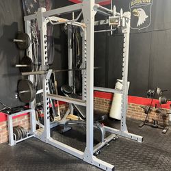 Full Home Gym Setup 705lbs of Weights
