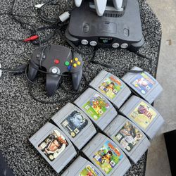Nintendo 64 With Games