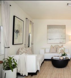 Living room leather sofas