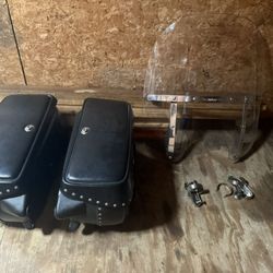 Honda Shadow Windshield & or Saddle Bags 