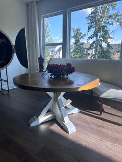 Round sunburst table $250 OBO