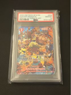 2025 One Piece OP10 Edward Newgate Special Alternate Art #ST15-002 PSA 10 Gem Mint