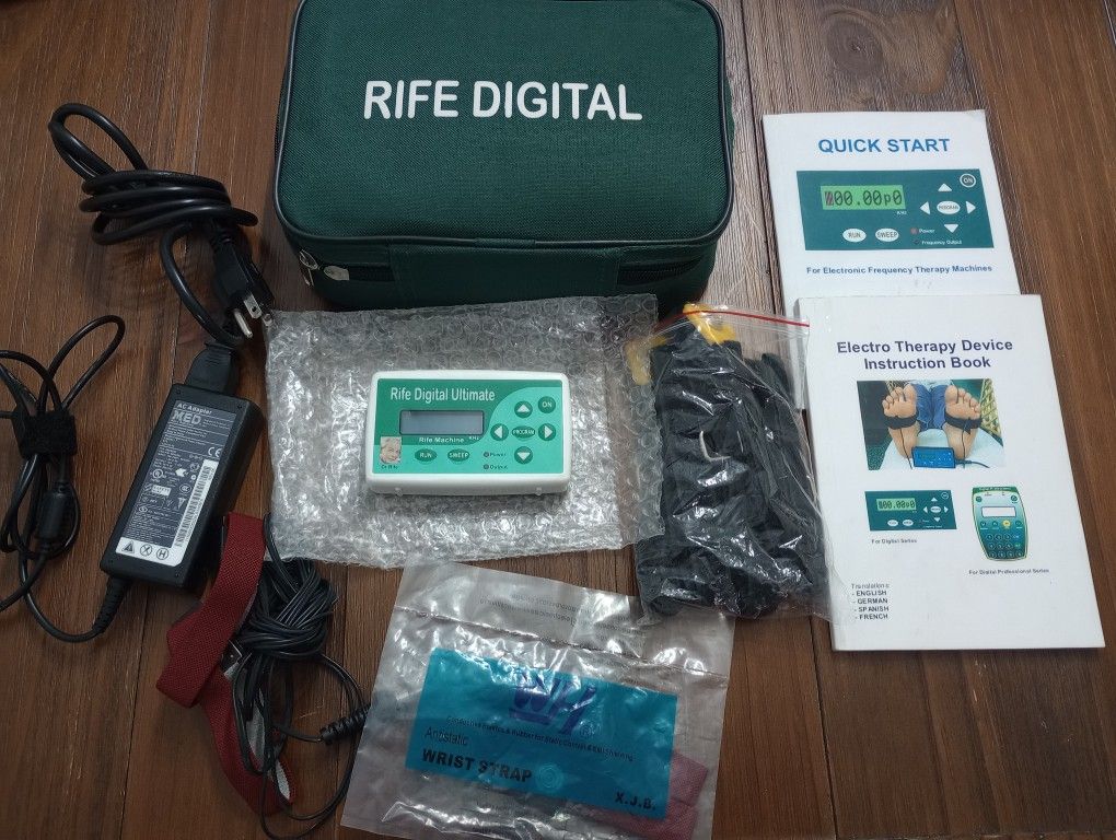 Rife Digital Ultimate Edition Rife Machine Set-up COMPLETE w/ Manuals