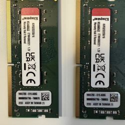 Kingston 32GB (2×16GB) DDR4 3200MHz Laptop RAM – SO-DIMM