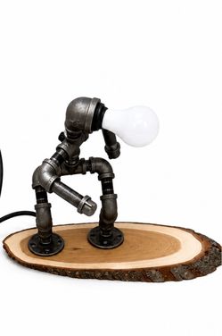 SteamPunk Surfing Lamp