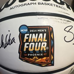 2024 NCAA Final Four Autographed Ball. SIGNED BY STEVE NASH and PHX SUNS LEGENDS