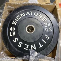 New pair of 45 bumper weights