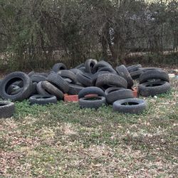 Variety Of Used Tires 