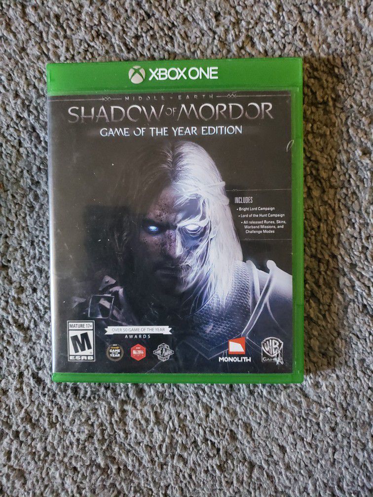 Middle - Earth: Shadow Of Mordor Game Of The Year Edition (Xbox
