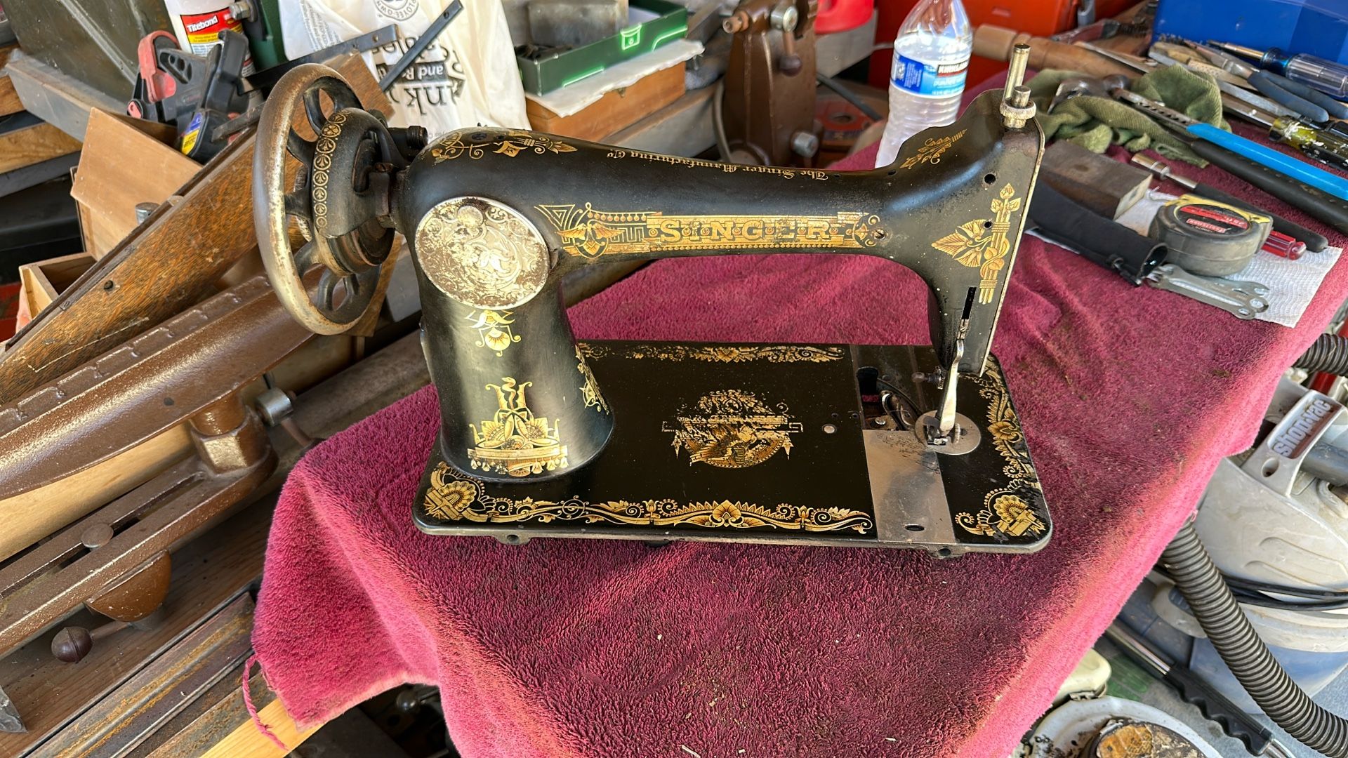 Vintage Singer Machine Only Head Works Missing Plate 35 Dls