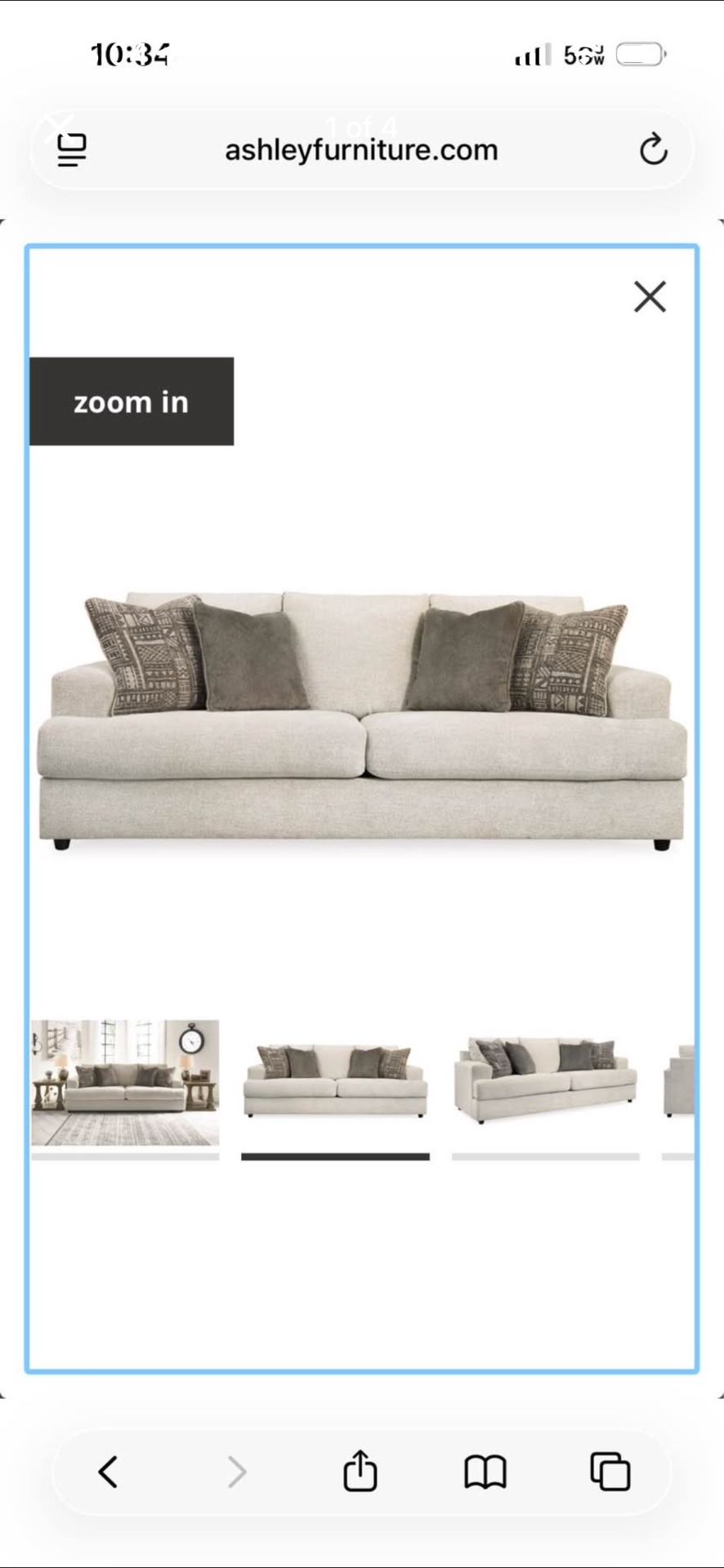 Brand New Soletren Sofa (Ashley Furniture