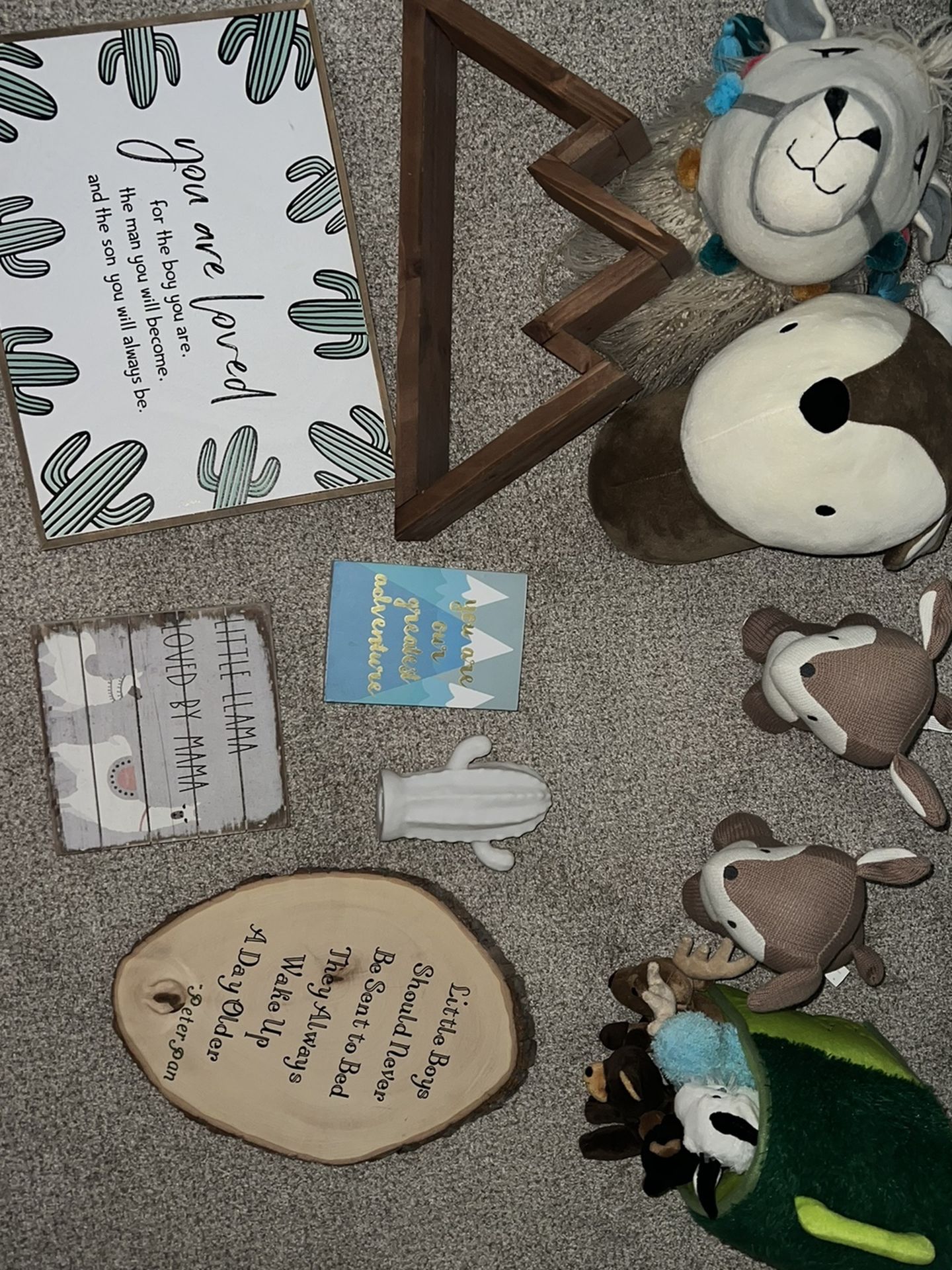 Nursery Woodland Decorations Or Cactus Style Decorations