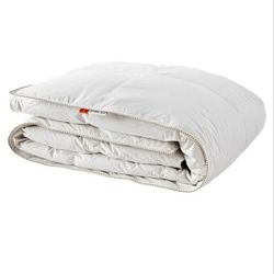 Queen Bed Goose Down Comforter Blanket Quilt Duvet Sotvedel Ikea 86x86" Cotton Shell Insulated Thermal Warm Winter Ultralight Ikea