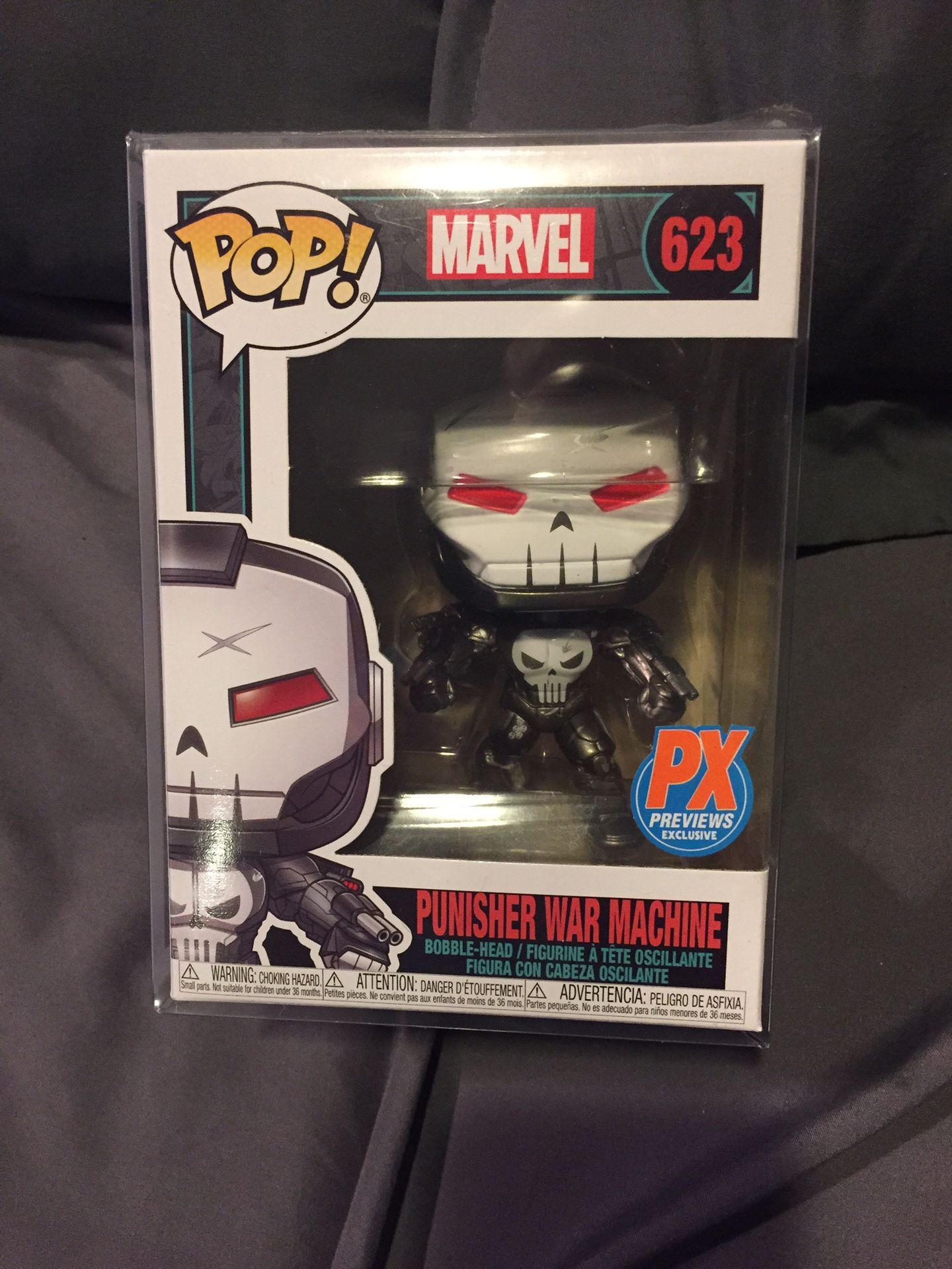 Funko Pops Punisher War Machine