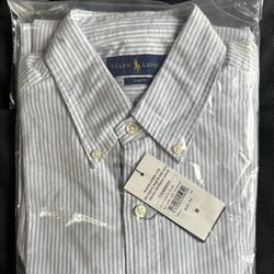 Polo Ralph Lauren Slim Fit Striped Oxford Shirt— Long Sleeve