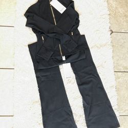 Define Set With Gold Zipper