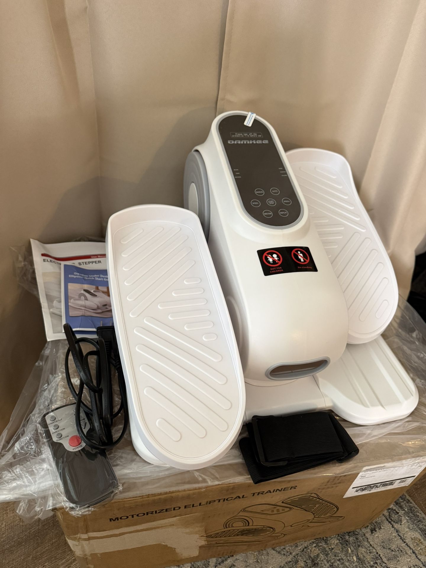 New Under Desk Motorized Elleptical Exercise Machine DamKee