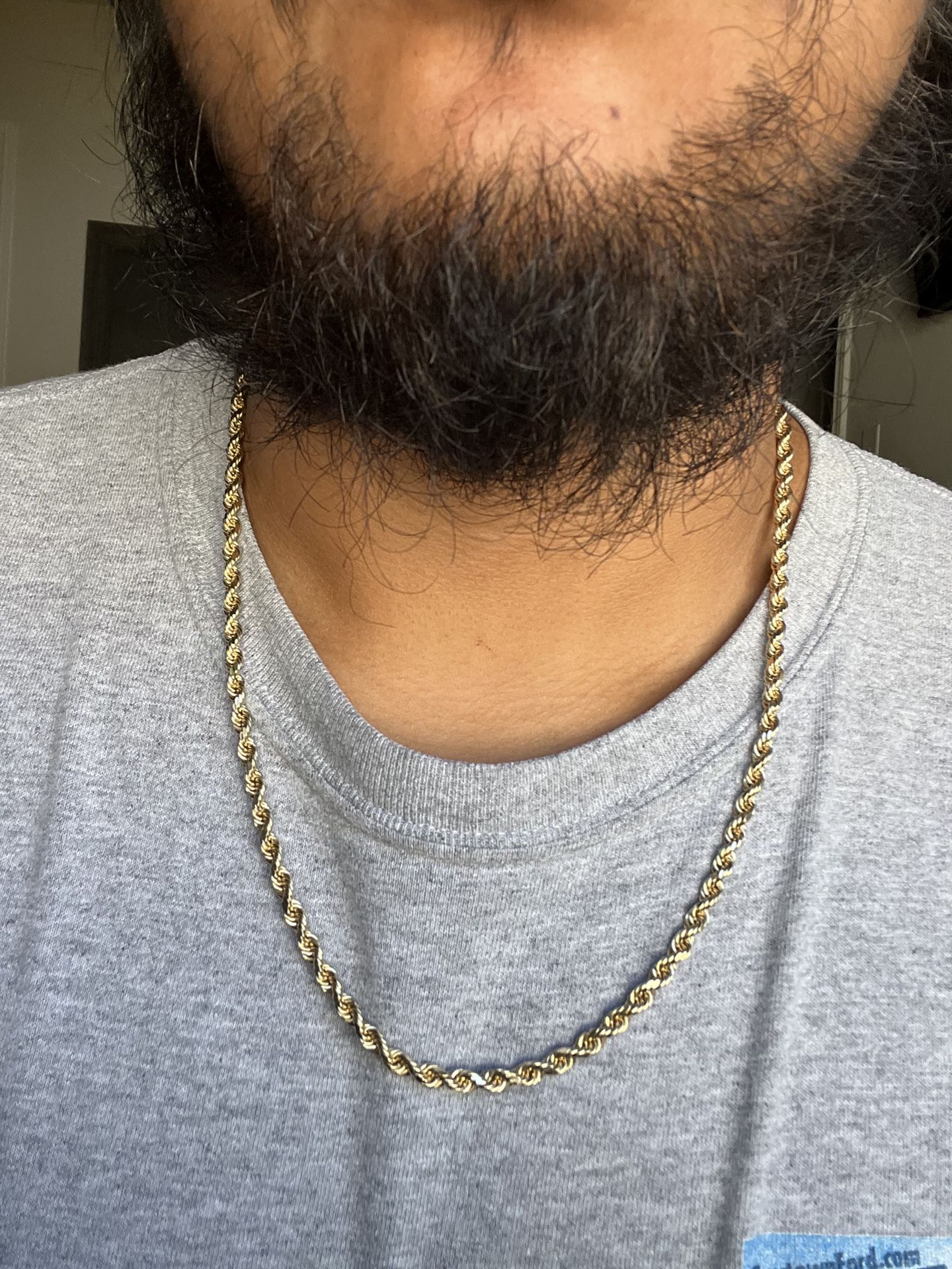 French Rope Style Chain 10k French Rope Chain 14.8 Grams for Sale in San Antonio, TX - OfferUp