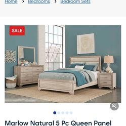Queen Bedroom set With Mattress $200 OBO