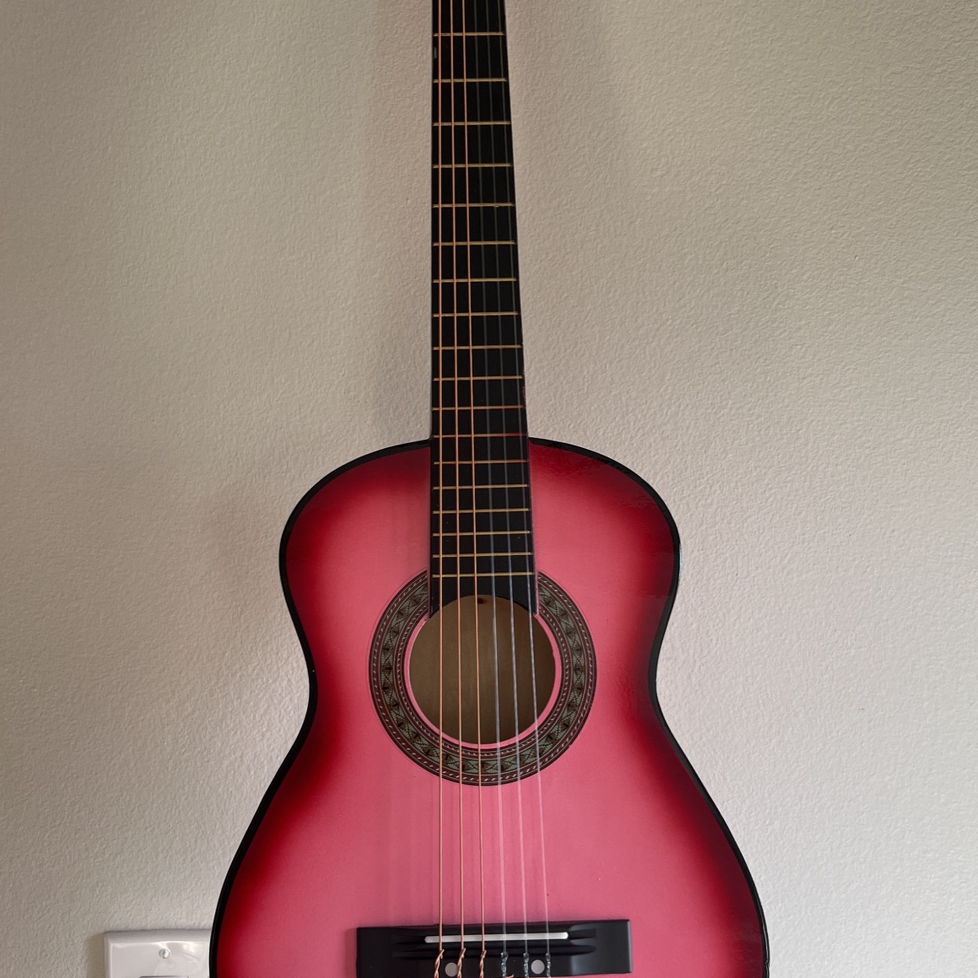 Kids Guitar Pink