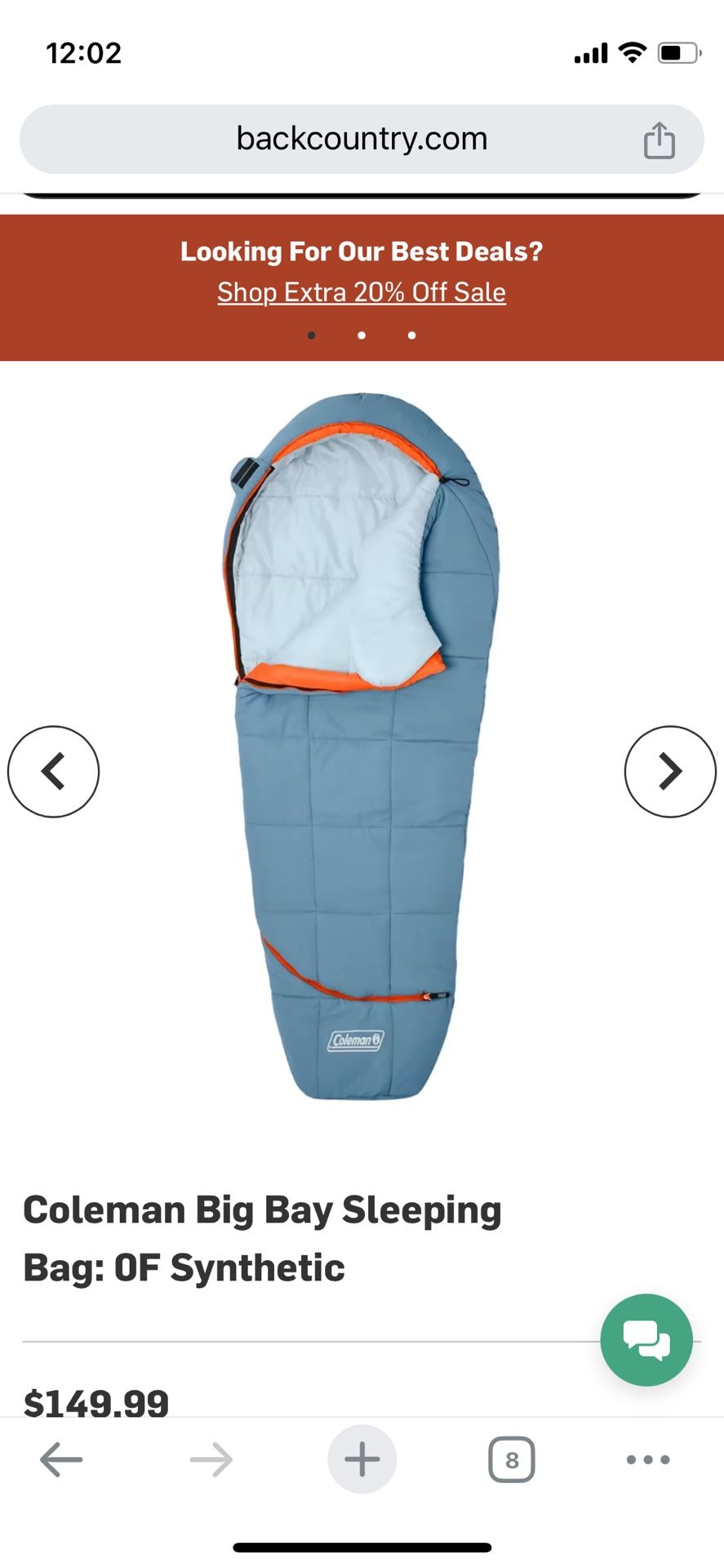 Coleman Big Bay Sleeping Bag