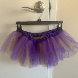 Halloween Kids Purple and Yellow Tutu