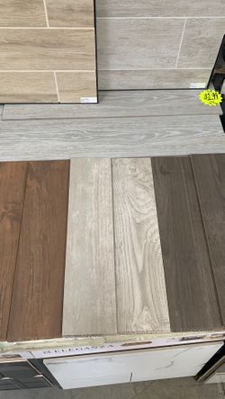 Porcelain wood planks