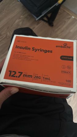 Insulin embecta syringes