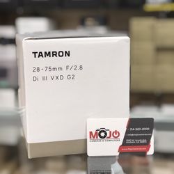 Tamron 28-75 F/2.8 Nikon Z Mount