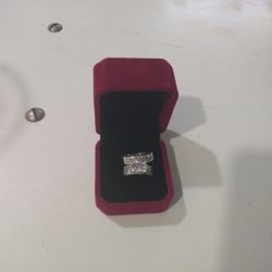  2 Carat Custom Silver Wedding Ring