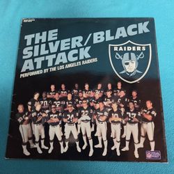 LA Raiders-The Silver/Black Attack 1986 Vinyl LP