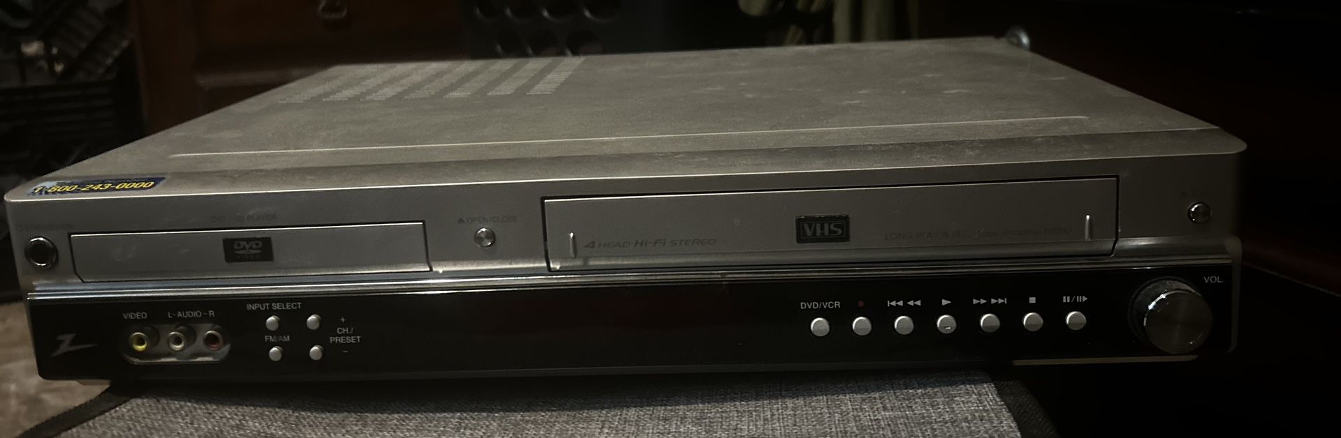 VCR and DVD Combo With Security Cameras