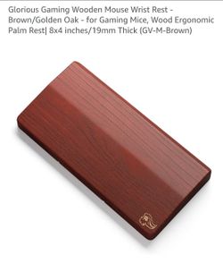 Gaming wooden mouse