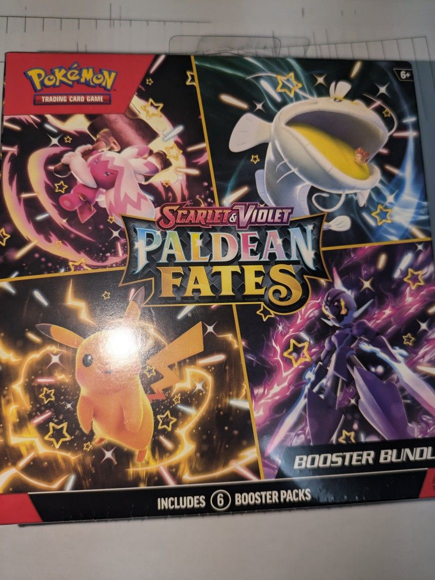 Pokemon paldean fates booster bundle