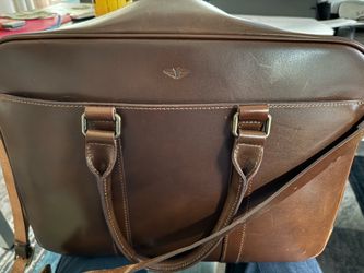 Satchel & Page Brown Leather Briefcase