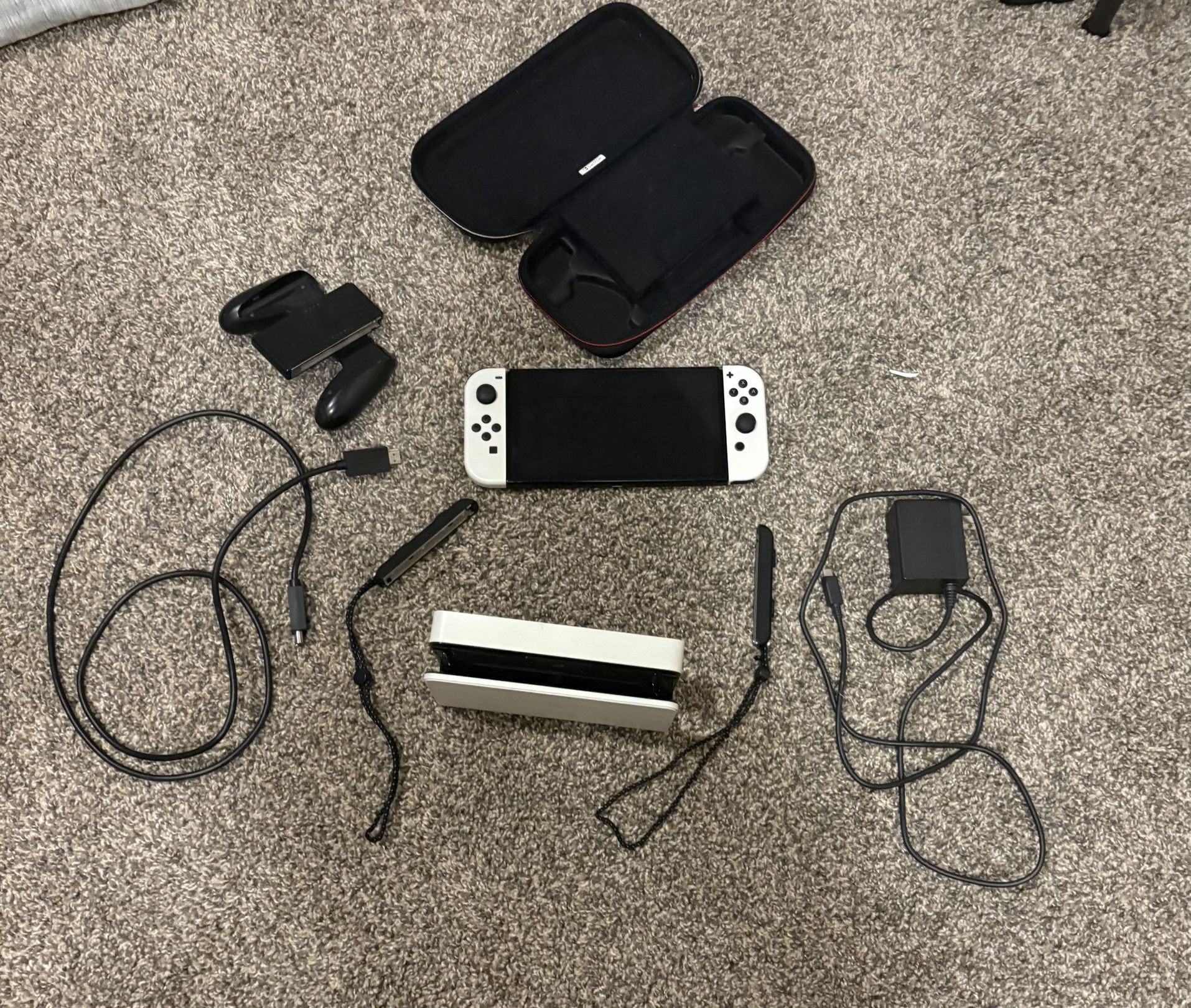 Nintendo Switch Oled (With Attachments)